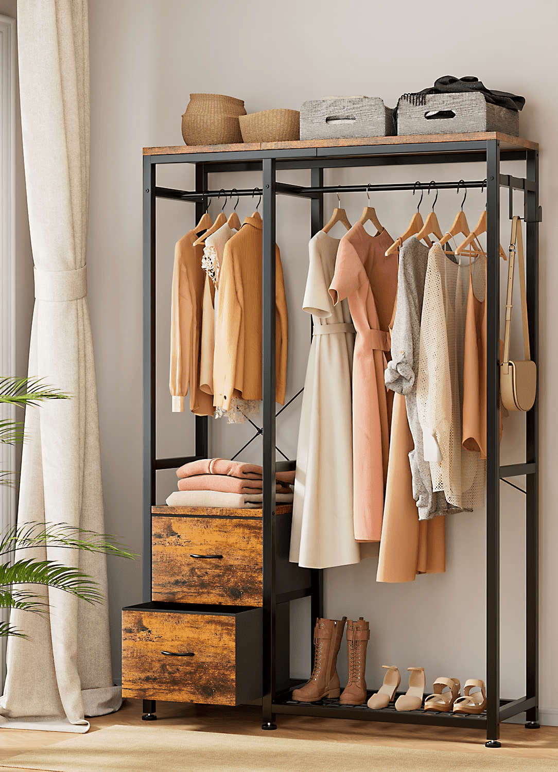 Pottery Barn - New York Closet Clothes Rack  Clothing rack bedroom,  Clothing rack, Best closet organization