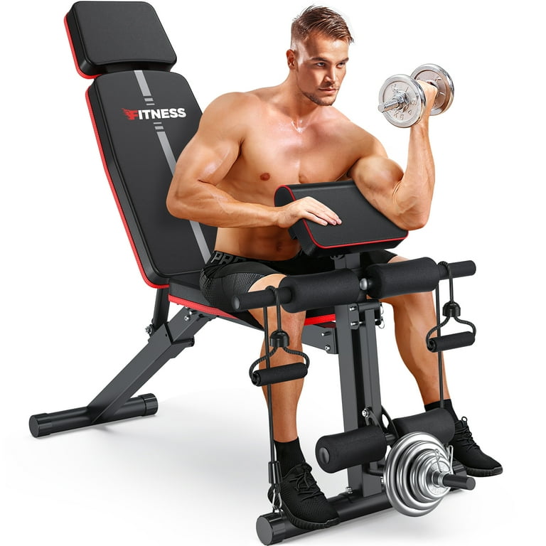 Collapsible bench online press incline bench