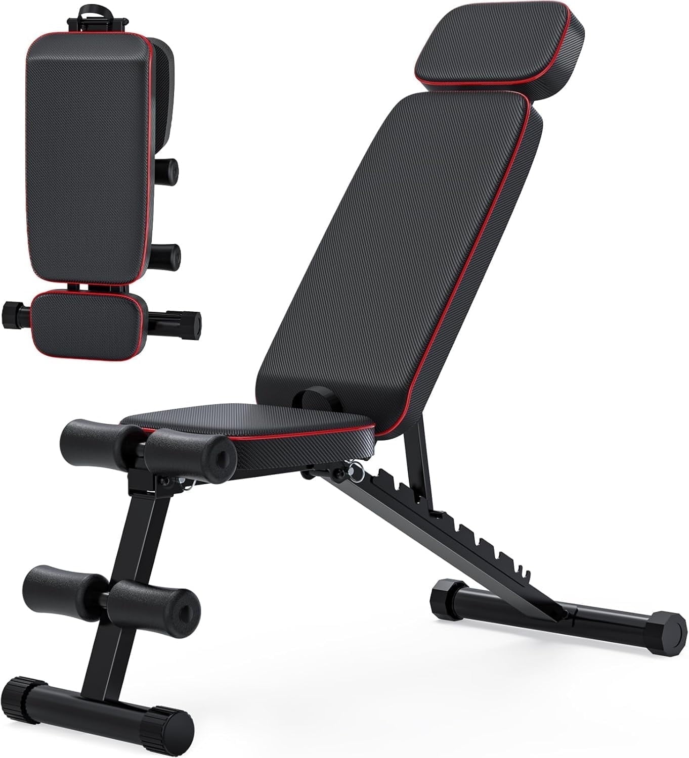 GIKPAL 9 Positions Adjustable Weight Bench,Foldable Workout Bench Olympic Weight Bench for Home Gym Full Body Strength Training,Support up to 800lbs - Walmart.com