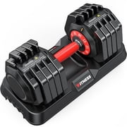 GIKPAL 90LB(90lbs*1) Adjustable Dumbbells,10 in 1 Quick-Select 12-90lbs Free Weight Adjustable Dumbbells for Men/Women Home Gym