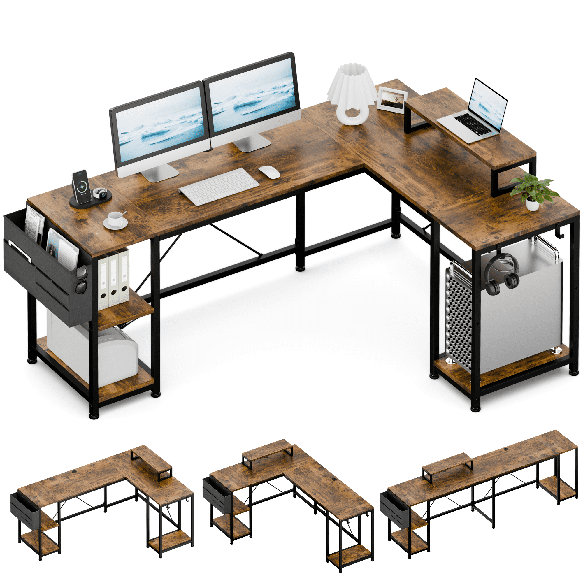 Desk with gadgets and office supplies. Stock Photo by ©halfpoint 103590282