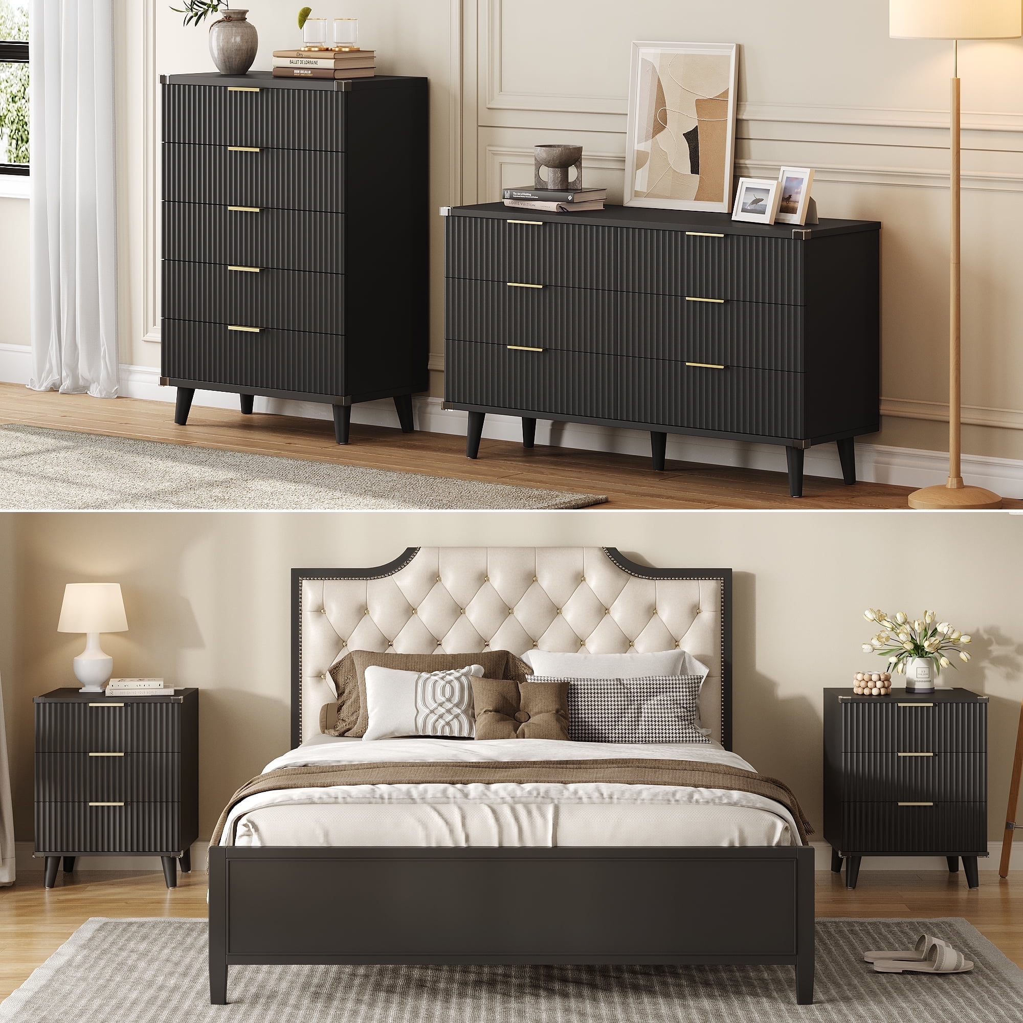 Dresser And Nighstand Set