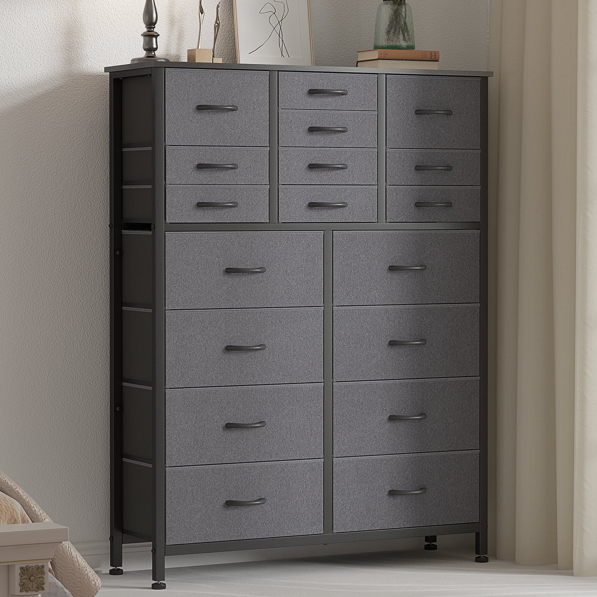 GIKPAL Dressers for Bedroom, 18 Drawer Dresser Chest of Drawers ...