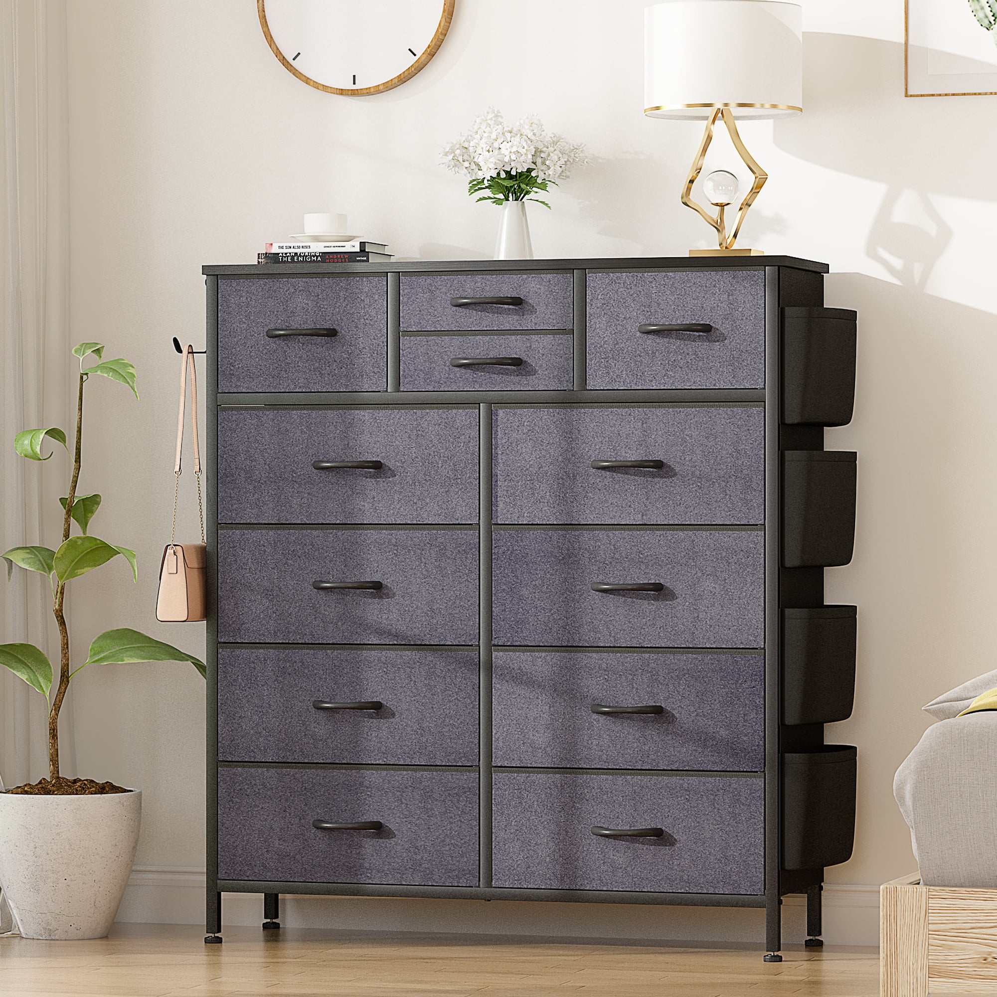 Gray 12 2024 drawer dresser