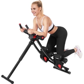 GIKPAL Fitness Ab Machine, 4 Adjustable Resistance Levels Ab Workout Equipment for Home Gym, Height Adjustable Ab Trainer, Foldable Fitness Equipment.440lbs Weight Capacity