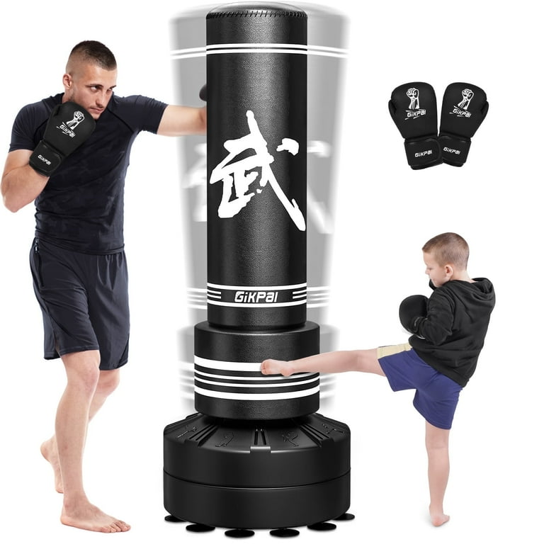 GIKPAL 67'' Freestanding Punching Bag -182lbs Weighted, Heavy