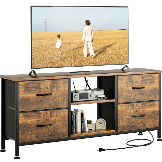 GIKPAL Modern Dresser TV Stand for TVs up to 50" TV stand dressers for