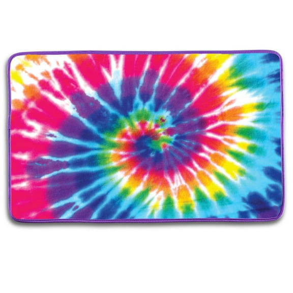 GILBIN'S Super Soft and Comfy Floor Mat Bunk Camp Floor Mats (Tie Dye Floor Mat)