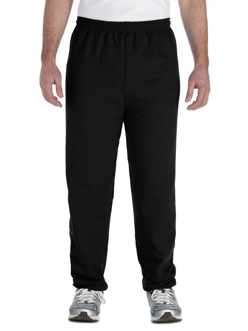 GILDAN G182 ADULT HEAVY BLEND ADULT 8 OZ., 50/50 SWEATPANTS, Black