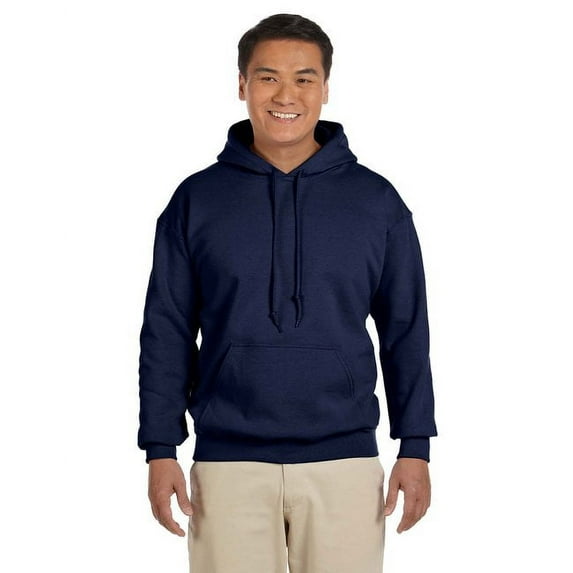 GILDAN G185 ADULT HEAVY BLEND 8 OZ., 50/50 HOOD, Navy, 5X, Pack 2, Big and Tall Active Jackets and Hoodies