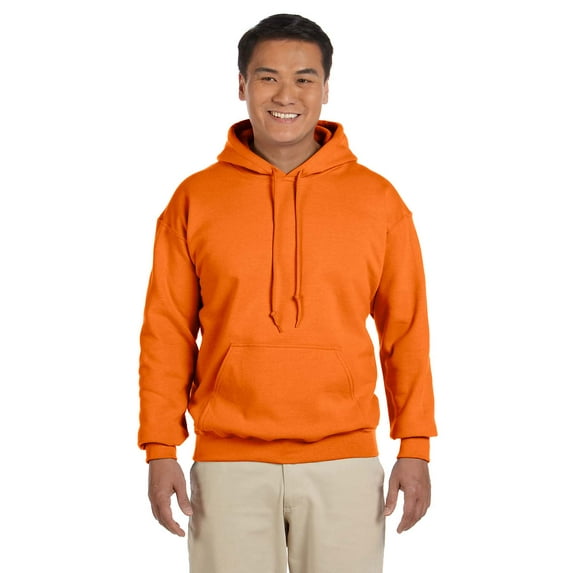 GILDAN G185 ADULT HEAVY BLEND 8 OZ., 50/50 HOOD, S ORANGE, M, Pack 2, Mens Hoodies and Sweatshirts