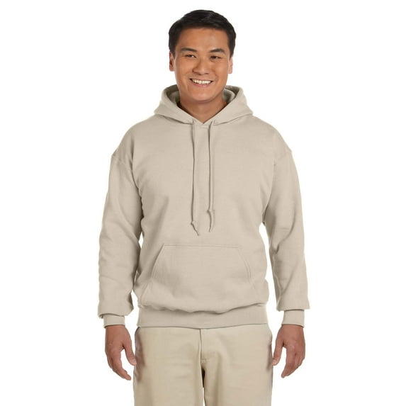 GILDAN G185 ADULT HEAVY BLEND 8 OZ., 50/50 HOOD, Sand, M, Pack 2, Mens Hoodies and Sweatshirts