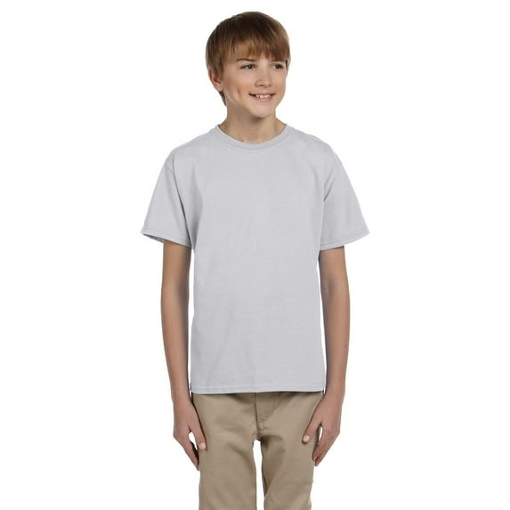 GILDAN G200B YOUTH ULTRA COTTON 6 OZ. T-SHIRT, ASH GREY, S