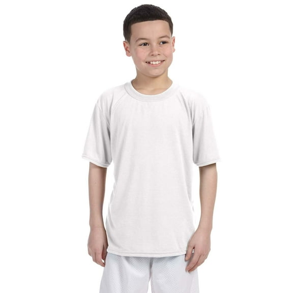 GILDAN G420B YOUTH PERFORMANCE YOUTH 5 OZ. T-SHIRT, White, S, Pack Of 12, Tshirts for Women