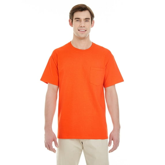 GILDAN G530 ADULT HEAVY COTTON 5.3 OZ. POCKET T-SHIRT