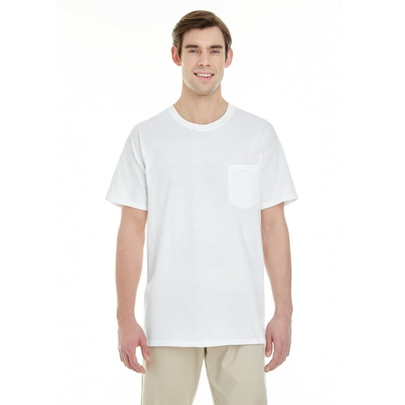 GILDAN G530 ADULT HEAVY COTTON 5.3 OZ. POCKET T-SHIRT