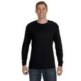 thumbnail image 1 of GILDAN G540 ADULT HEAVY COTTON 5.3 OZ. LONG-SLEEVE T-SHIRT, Black, 2X, 1 of 4