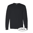 thumbnail image 1 of GILDAN G540 ADULT HEAVY COTTON 5.3 OZ. LONG-SLEEVE T-SHIRT, Black, XL, Pack Of 3, Mens Workout Shirts, 1 of 3