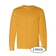 thumbnail image 1 of GILDAN G540 ADULT HEAVY COTTON 5.3 OZ. LONG-SLEEVE T-SHIRT, Gold, L, Pack Of 3, Mens Workout Shirts, 1 of 3