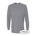 thumbnail image 1 of GILDAN G540 ADULT HEAVY COTTON 5.3 OZ. LONG-SLEEVE T-SHIRT, Graphite Heather, L, Pack Of 3, Mens Workout Shirts, 1 of 3
