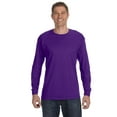 thumbnail image 1 of GILDAN G540 ADULT HEAVY COTTON 5.3 OZ. LONG-SLEEVE T-SHIRT, Purple, 3X, 1 of 4
