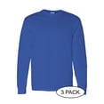 thumbnail image 1 of GILDAN G540 ADULT HEAVY COTTON 5.3 OZ. LONG-SLEEVE T-SHIRT, Royal, XL, Pack Of 3, Mens Workout Shirts, 1 of 3