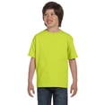 thumbnail image 1 of GILDAN G800B YOUTH 5.5 OZ., 50/50 T-SHIRT, XS, Safety Green, 1 of 4