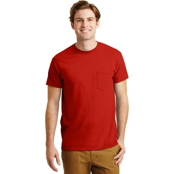 GILDAN G830 ADULT 5.5 OZ., 50/50 POCKET T-SHIRT