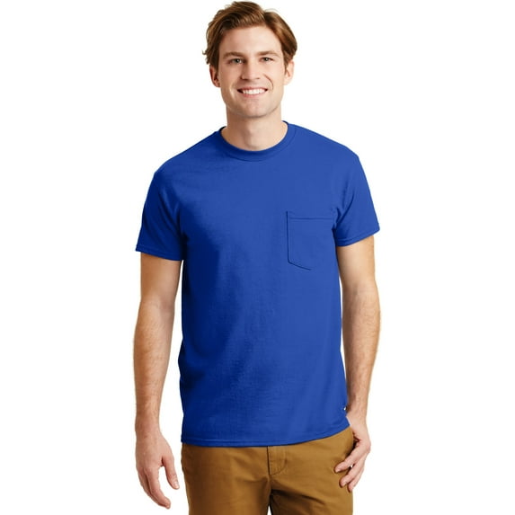 GILDAN G830 ADULT 5.5 OZ., 50/50 POCKET T-SHIRT