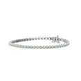 thumbnail image 1 of Gilded 2 Carat Round Lab Grown Diamond Tennis Bracelet for Women, 925 Sterling Silver, Hypoallergenic Fine Jewelry for Her, Gift Box Included, 1 of 6