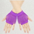 thumbnail image 1 of GILIGEGE 80S Short Fishnet Gloves Fingerless Fish Net Gloves for Women Mesh Hand Fishnets Goth 80S Party Cosplay Accessories Short Fishnet Gloves Fingerless for Women Fish Net, 1 of 3
