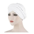 thumbnail image 1 of GILIGEGE African Turban Hats for Women Cancer Chemo Beanies Cap Headwrap Beanie Hat Scarf Turban for Ladies Wrap Hat Cover Head Braid Turban Headwear Ethnic Pre-Tied Cap Caps, 1 of 2