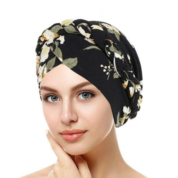 GILIGEGE African Turban for Women Knot Pre-Tied Bonnet Beanie Cap Headwrap,Cancer Chemo Beanies Bandana Headwrap Head Scarf Hijab Cap Head Braid Pre-Tied Hat Ethnic Headwear Wrap Baseball Caps