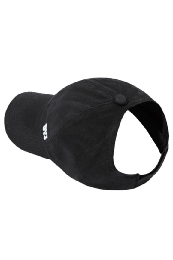 Backless Baseball Cap, Comfortable Fit Adjustable Hat for Ponytail Designs Fashion Breathable Running Hat Female Summer Sunshade Caps Horsetail Visors Hollow Solid Caps