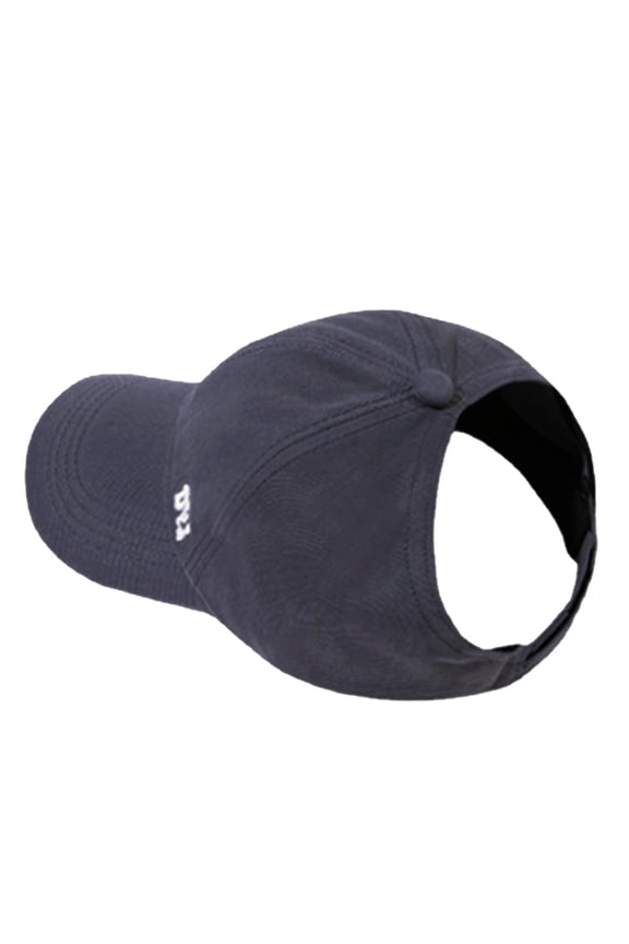 Backless Baseball Cap, Comfortable Fit Adjustable Hat for Ponytail Designs Fashion Breathable Running Hat Female Summer Sunshade Caps Horsetail Visors Hollow Solid Caps