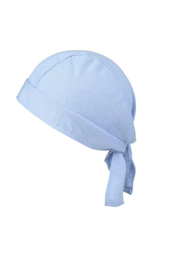 Beanie Cap Hat Skull Cap Pirate Hat Bandana Head Wrap for Men and Women Lightweight Breathable Muslim Turban Chemo Headwrap Women's Foldable Handmade Soild Print Cotton Chemotherapy Loss Cap