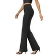 thumbnail image 1 of GILIGEGE Bootcut Dress Pants for Womens Business Casual Work Pants with Pockets High Waist Stretchy Trousers Pull On Office Slacks Black XXL, 1 of 5