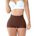 thumbnail image 1 of GILIGEGE Butt Lifting Panties for Women Womens Underwear Tummy Control Boyshorts Panties Butt Memory Strip Lace Body Shape Pants and Abdomen Tightening Four Tight Ties Women's Underwear Coffee S, 1 of 8