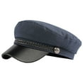 thumbnail image 1 of GILIGEGE Chauffeur Hat for Men Women Classic Vintage Newsboy Cap Costume Hats Beret Cap,Newsboy Cap Fiddler Cap Cabbie Hat Sailor Fisherman Cap Navy A, 1 of 3