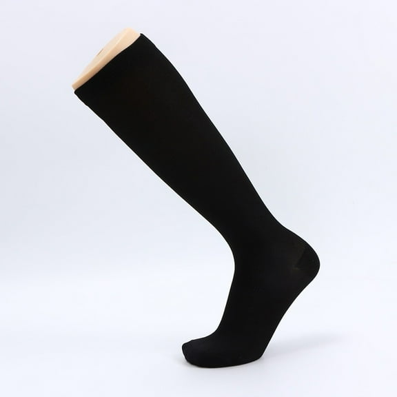 GILIGEGE Compression Socks for Women & Men Long Knee High Socks for Women Men Support Athletic Travel Daily Wear for Athletic Running Cycling,Knee High Socks Travel Hiking Running Stocking Black S