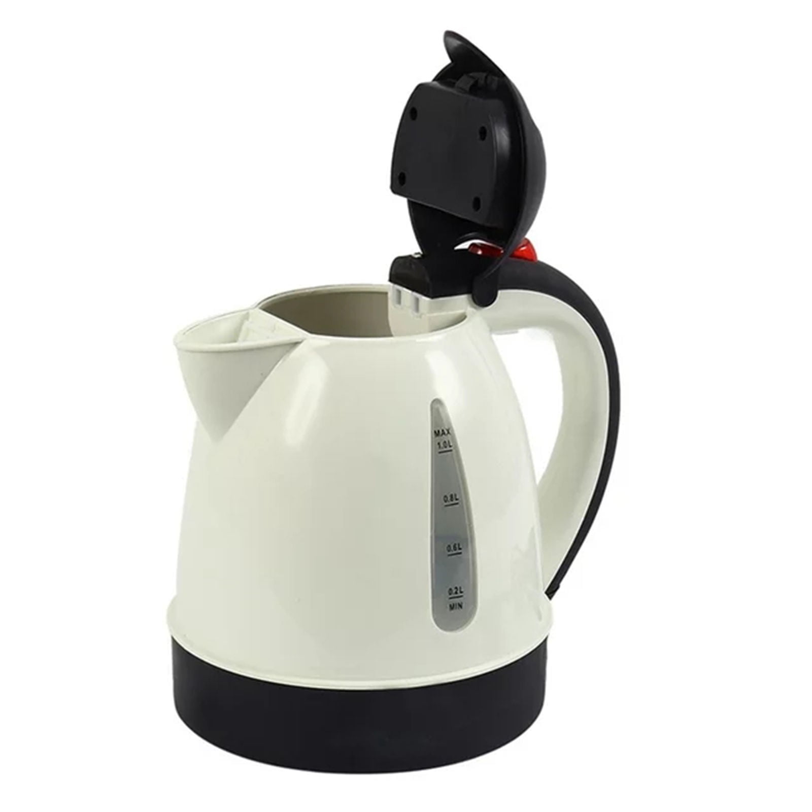 GILIGEGE Cooking Utensils Portable Car Electric Kettle Road Trip Travel 12V 1000ml Travel Heating Water Bottle For Tea Coffee Making Auto Shut Off