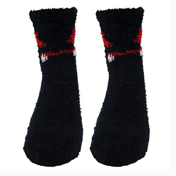 GILIGEGE Fuzzy Sock for Women Uni Cozy Fluffy Soft Sleep Socks for Winter Sports Outdoor Christmas Halloween Gifts Casual Home Winter Warm Sleeping Cozy Crew Sock Grey One Size