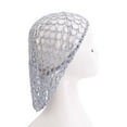 thumbnail image 1 of GILIGEGE Hair Net Snoods for Women Sleeping Mesh Soft Rayon Knit Crochet Hairnet Long Short Curls Hair Cover Accessory Short Long Women Hairnet for Sleeping Crochet Hairnet Ornament for Women Girls, 1 of 2