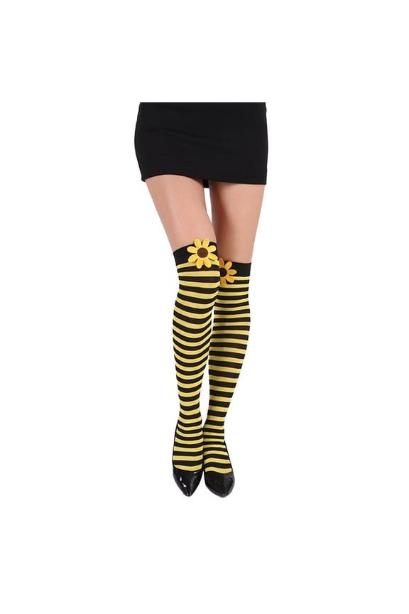 Halloween High Knee Sockings Skeleton Stockings Spiderweb Over Knee Socks Bats Cosplay Festival Party Stockings for Women Thigh High Socks Cute Socks Cosplay Halloween Costume Sock O One Size