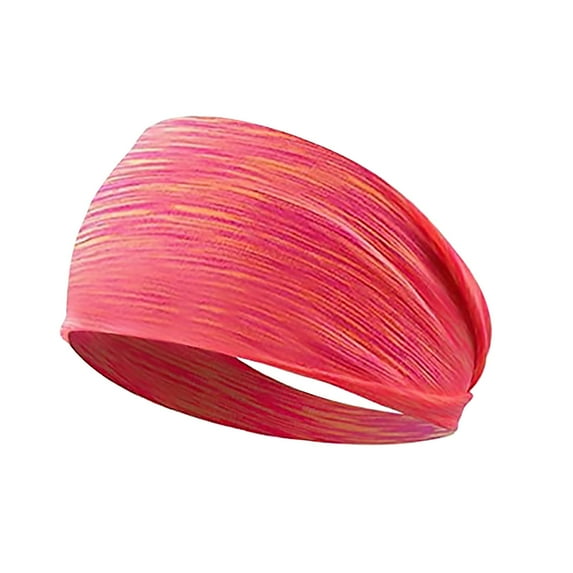 GILIGEGE Headbands for Women Stretchy Non Slip Soft Cotton Cloth Hair Bands for Sports, Workout, Yoga and Running Women Casual Yoga Hairband Sports Elastic Absorbing Headband I One Size