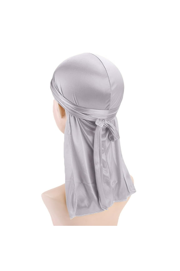 Large Square Satin Head Scarf, Silk Shiny Solid Color Scarves, Sleeping Wraps for Women Hair Bandana Women's Foldable Color Headband Silky Hat Bundle with Long Stretchy Tail and Wide Straps