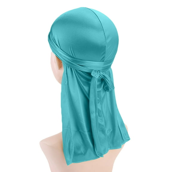 GILIGEGE Large Square Satin Head Scarf, Silk Shiny Solid Color Scarves, Sleeping Wraps for Women Hair Bandana Women's Foldable Color Headband Silky Hat Bundle with Long Stretchy Tail and Wide Straps