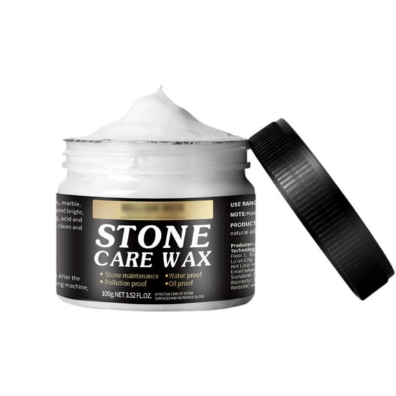 GILIGEGE Manual Natural Polishing Care Wax For Stone Furnitures & Tiles Stone Polishing Care Wax Suit For Furniture Ceramic Tiles Stone Floor Stone Walls Stone Polish