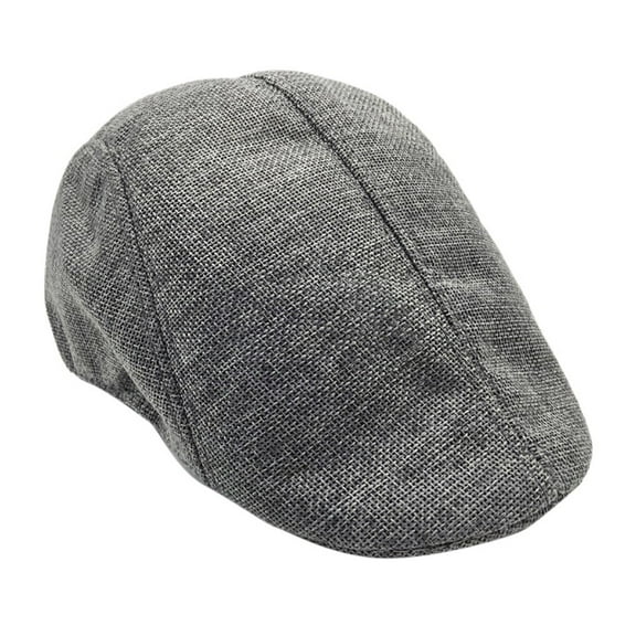 GILIGEGE Men's Flat Cap Summer Newsboy Hats Breathable Gatsby Irish Cabbie Ivy Cap Driving Hunting Hat Beret Cap Beret Visor Flat Sport Breathable Running Sunhat Men Mesh Casual Hat Summer Caps
