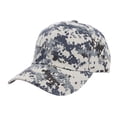 thumbnail image 1 of GILIGEGE Mens Womens Army Military Baseball Cap Structured Baseball Cap with Adjustable Closure - Performance Loop Strap Solid Curved Visor Camouflage Hats for Hunting Fishing Outdoor Activities Blue, 1 of 2